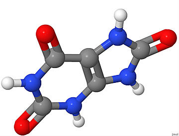 Ein Harnsäure-Molekül 