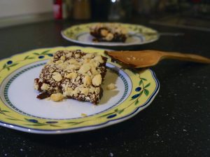 Macadamia-Brownies 